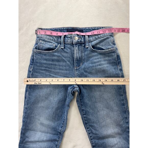 Joe’s Jeans The Lara Mid Rise Cigarette Straight Leg Ankle in Amsterdam Blue 25 - Picture 12 of 14